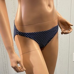 *Lands'End Women's  Canvas 1963 Polka Dot Bikini Bottom XS